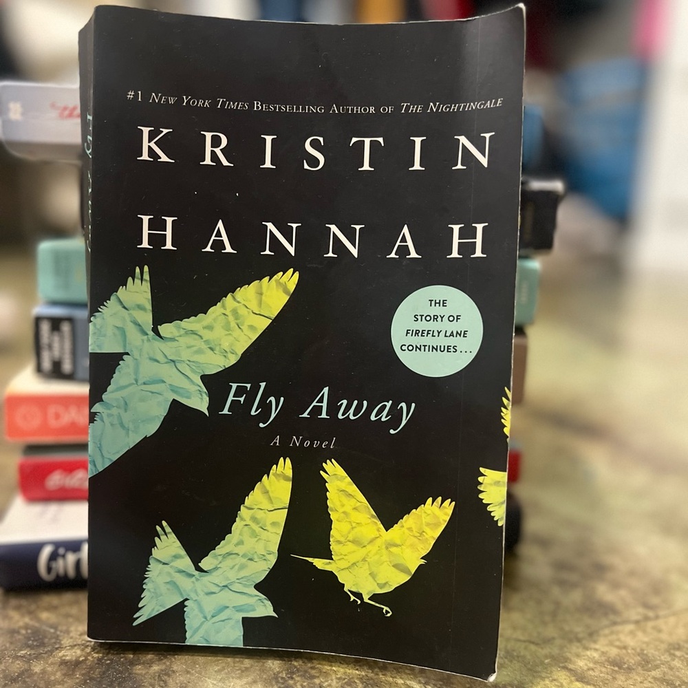 Fly Away Novel by - Black and Yellow Cover